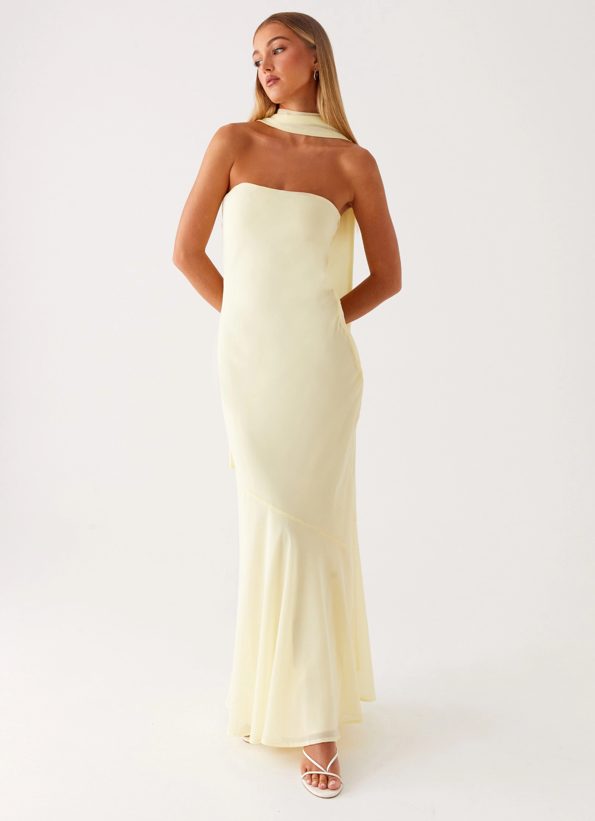 Under The Pagoda Maxi Dress - Yellow Flexible Style