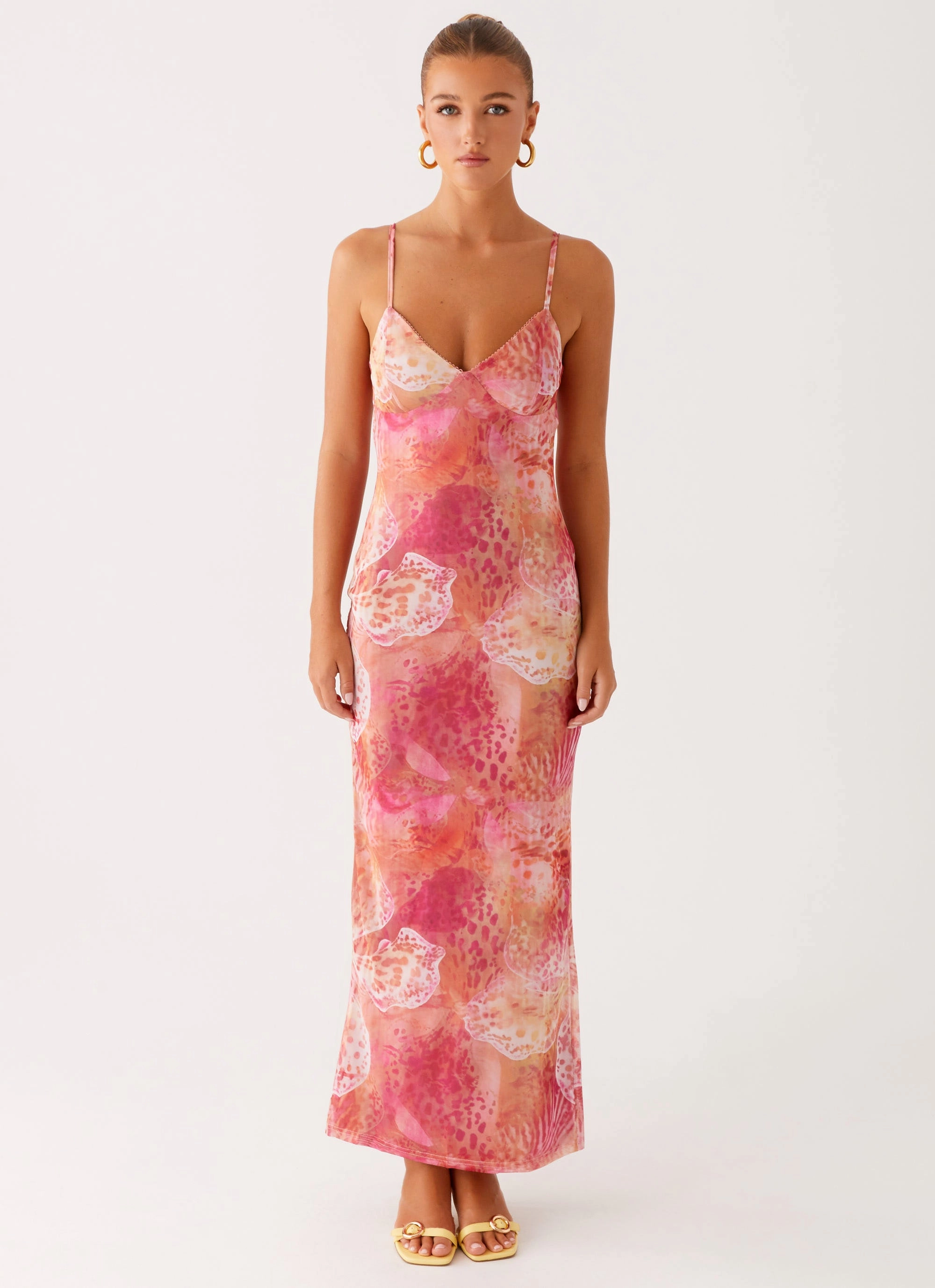 Kasey Midi Dress - Flamingo Fling single wear