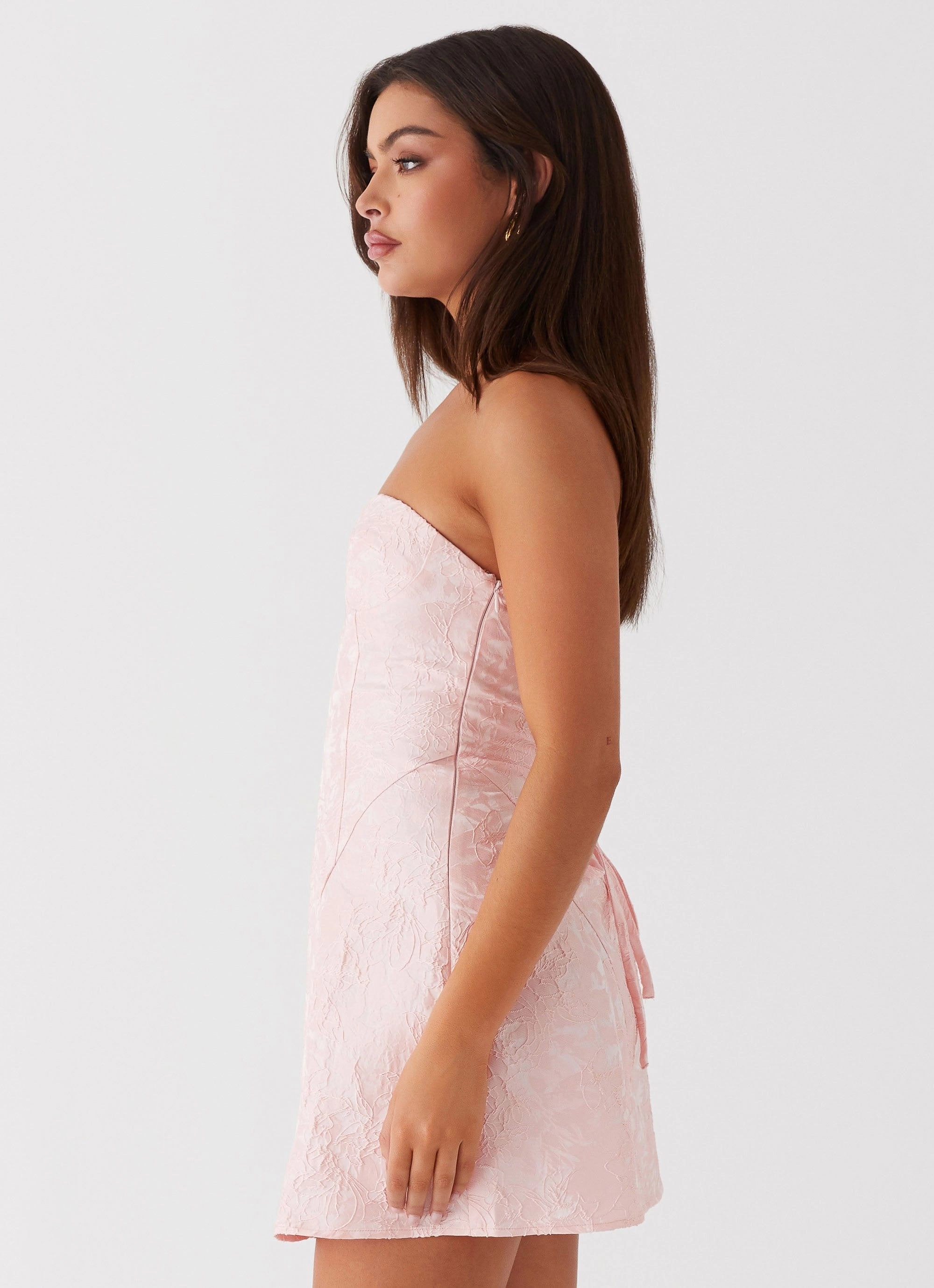 So Stylish Mini Dress - Pink Cloud Light