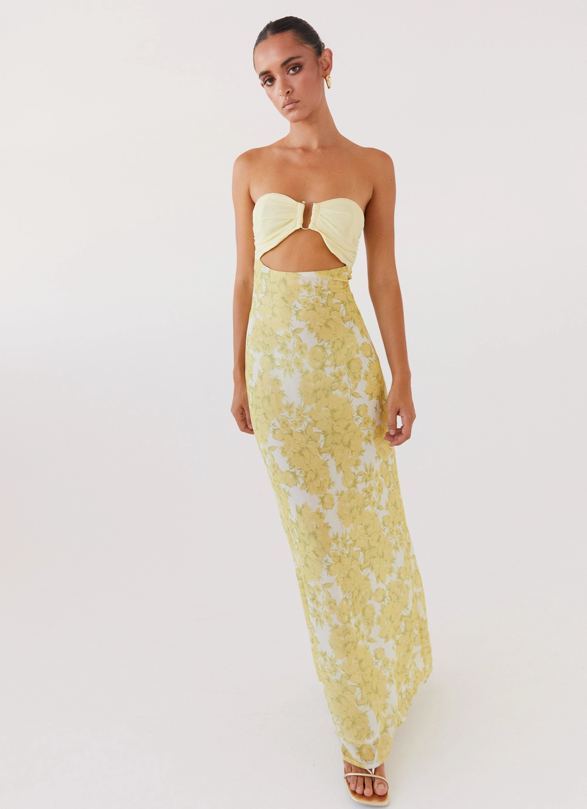 Tropicana Maxi Dress - Daffodil Coastal Soft