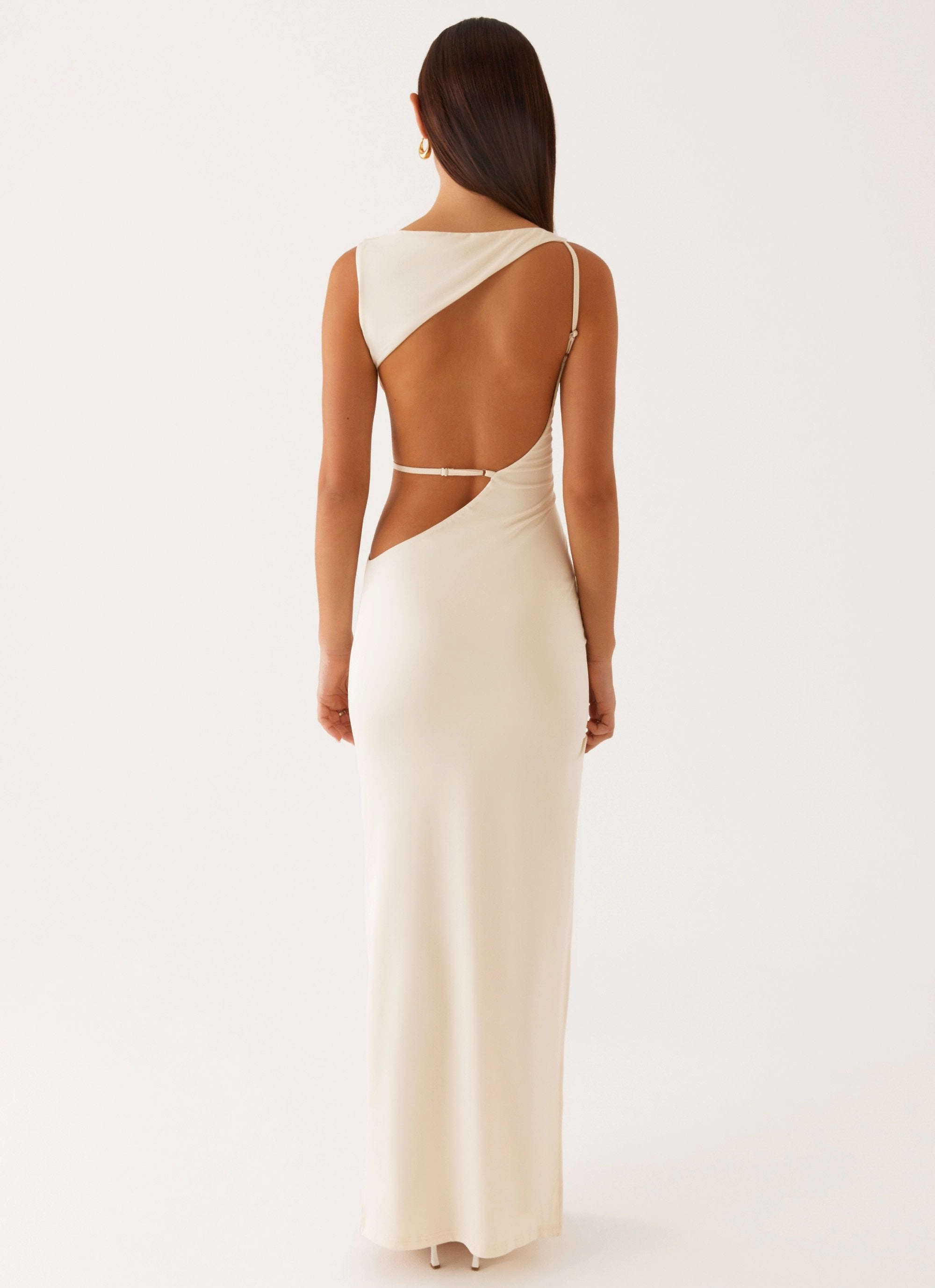 Sutton Maxi Dress - Yellow Romantic Hour Flattering Shape Design