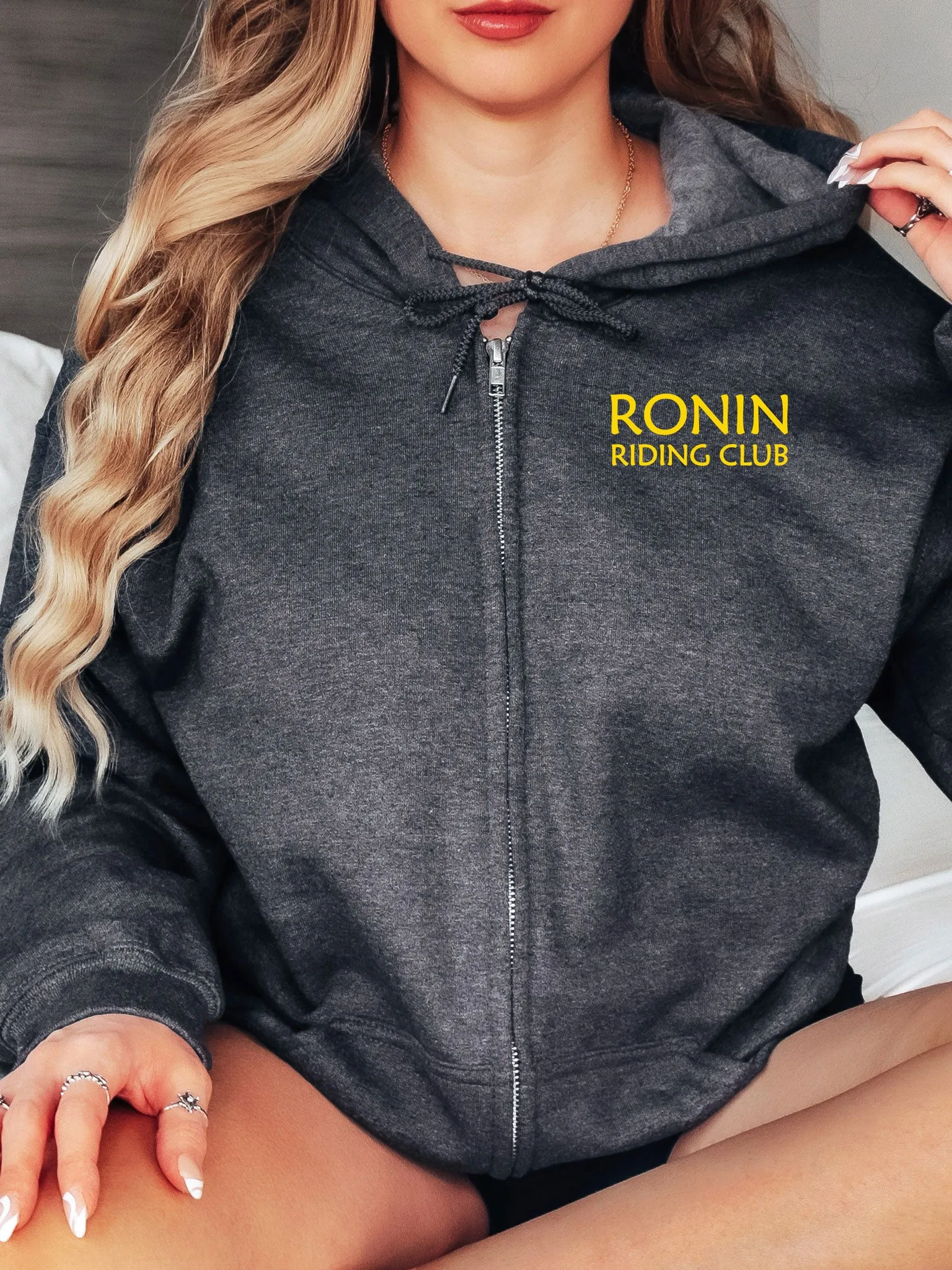 Unisex ZIPPER Hoodie (Double Sided)