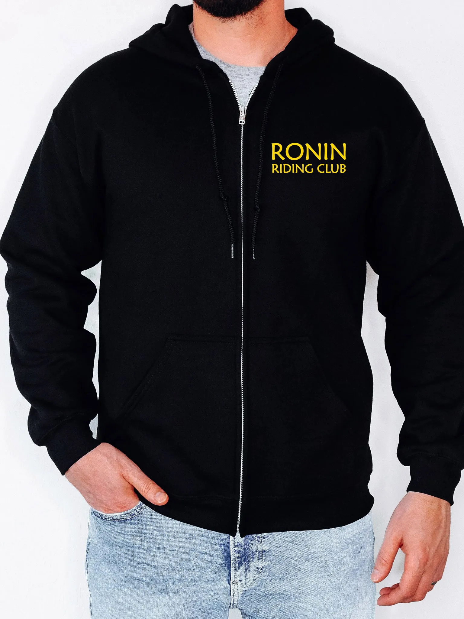 Unisex ZIPPER Hoodie (Double Sided)