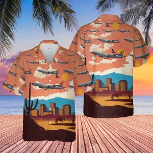 US Air Force Arizona Air National Guard Boeing KC-135R Hawaiian Shirt