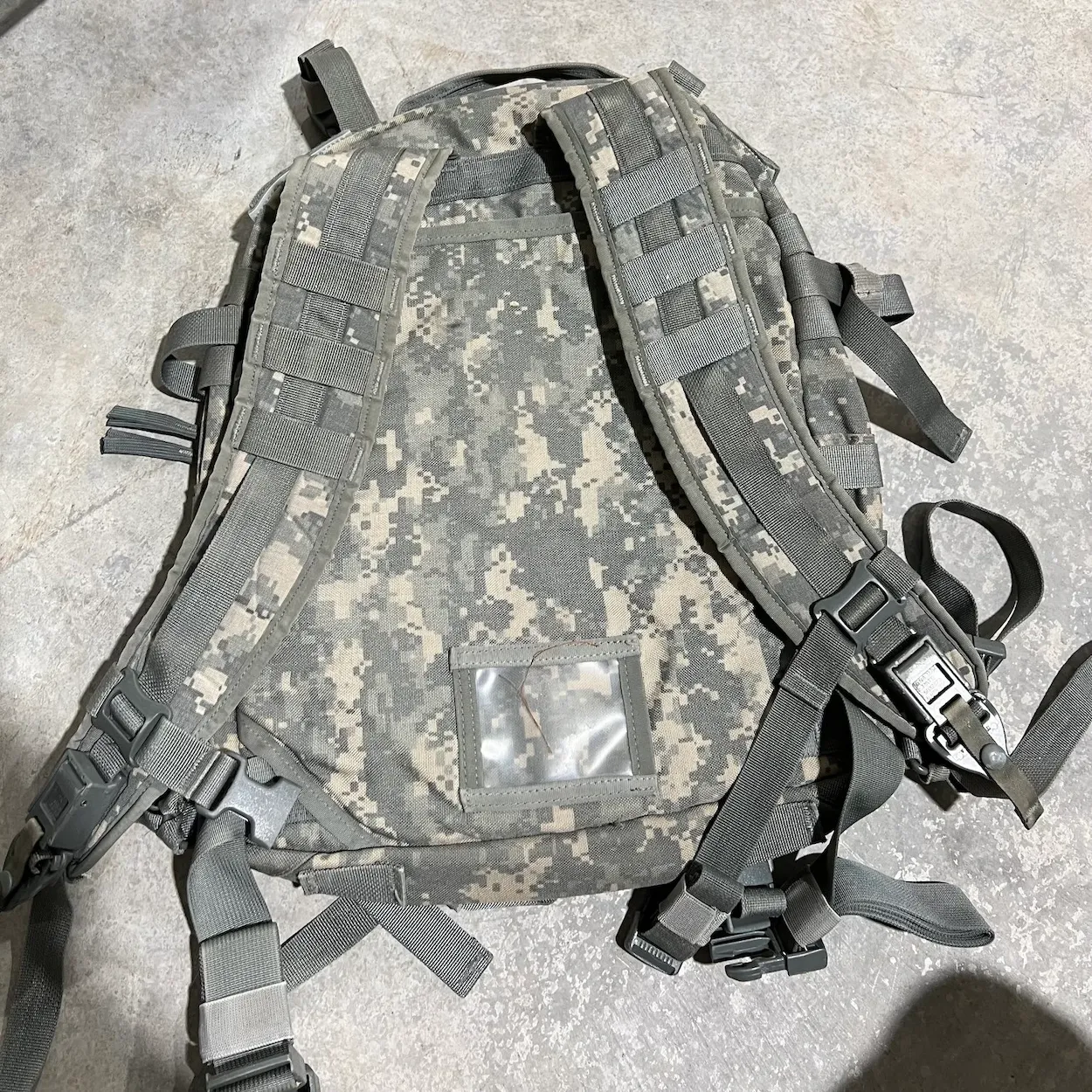 US Army 3 Day Assault Pack Rucksack ACU Digital MOLLE II Includes Extras