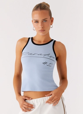 OdorResistant Treatment Utopia Tank Top - Sky Blue