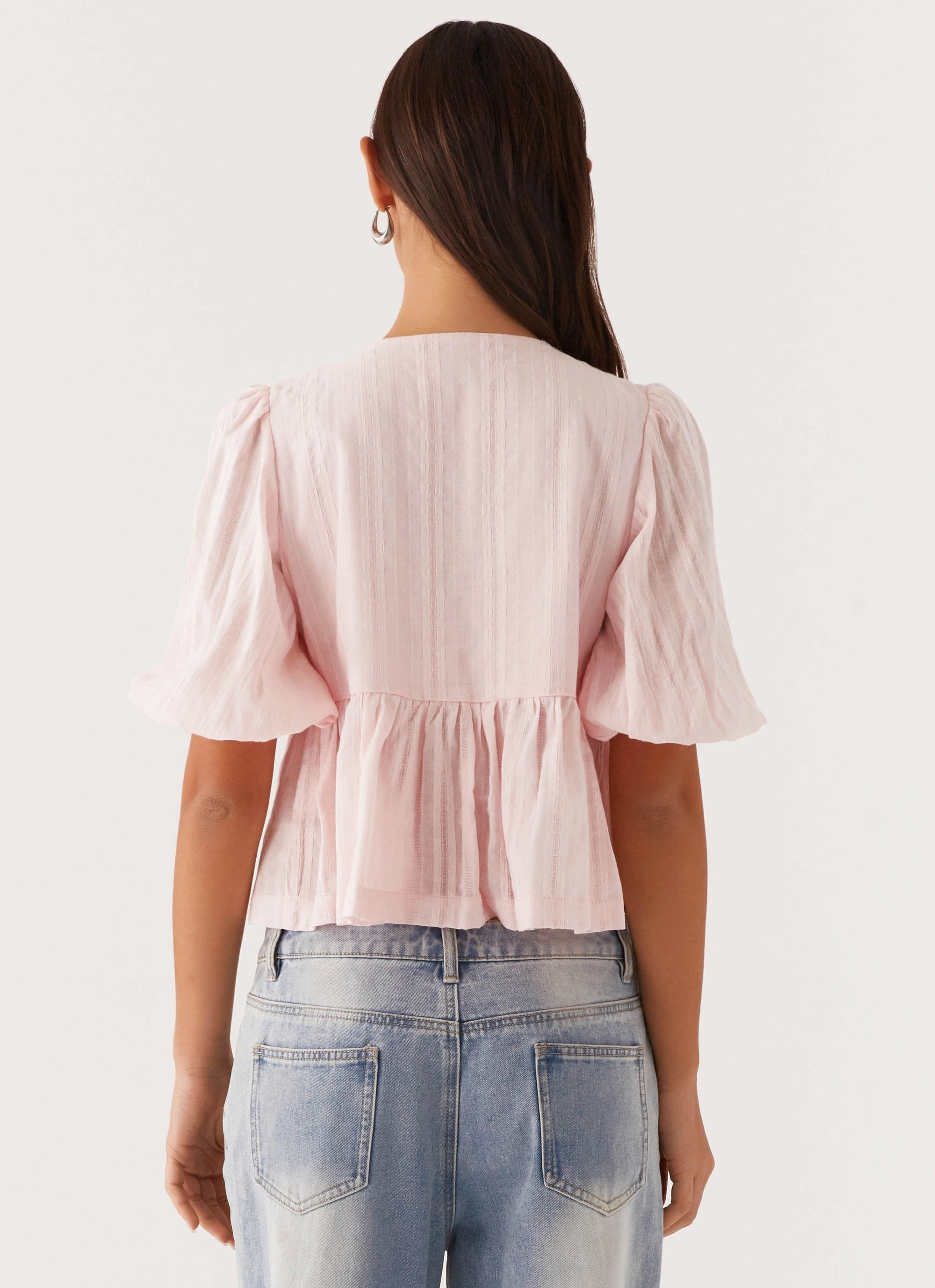 Western Wind Tie Top - Pink BreathableMeshPanels
