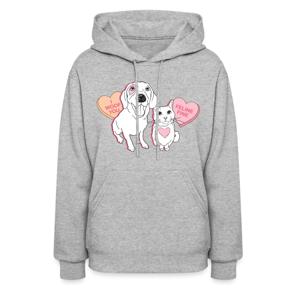 Valentine Hearts Contoured Hoodie