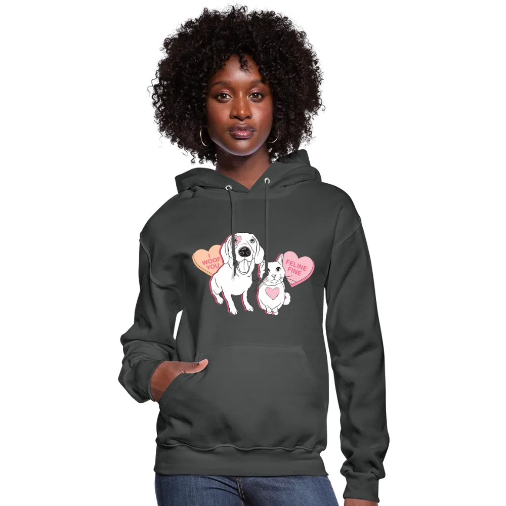 Valentine Hearts Contoured Hoodie