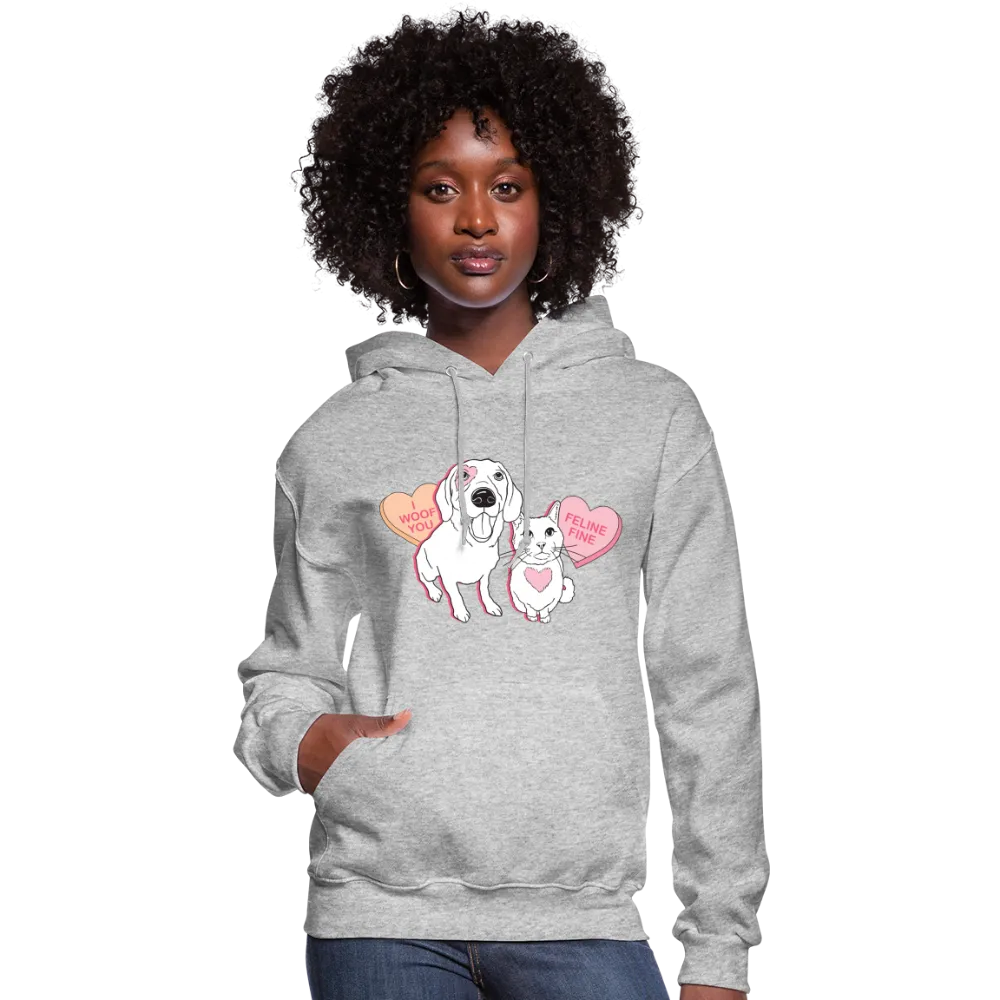 Valentine Hearts Contoured Hoodie