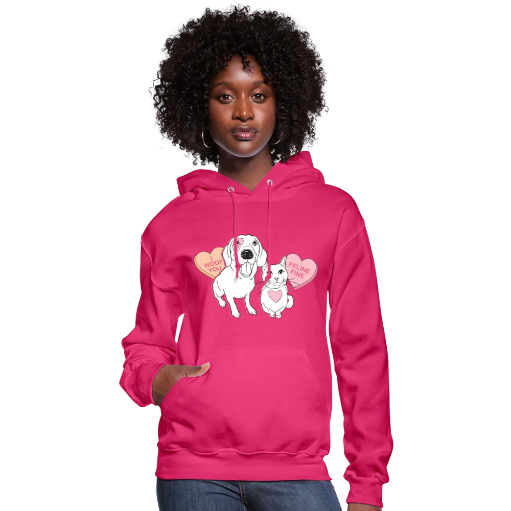 Valentine Hearts Contoured Hoodie