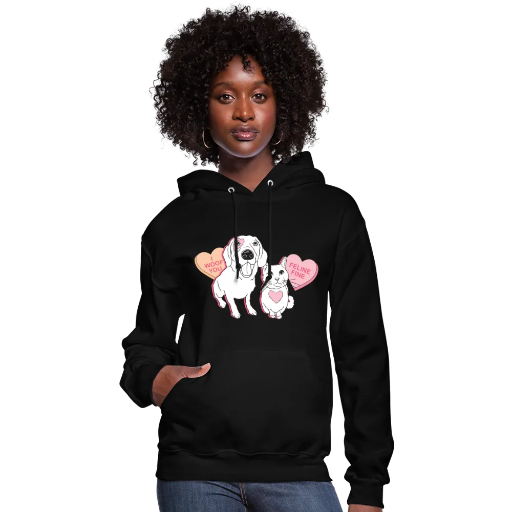 Valentine Hearts Contoured Hoodie