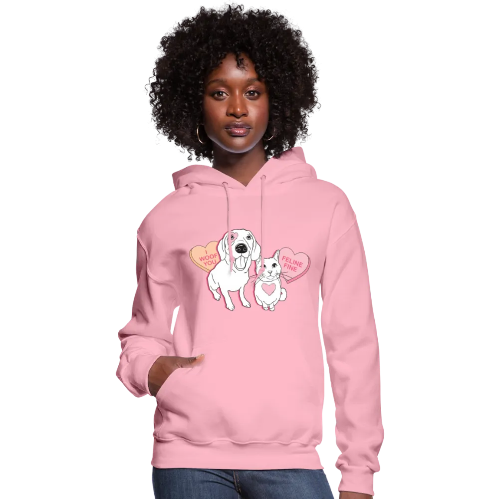 Valentine Hearts Contoured Hoodie