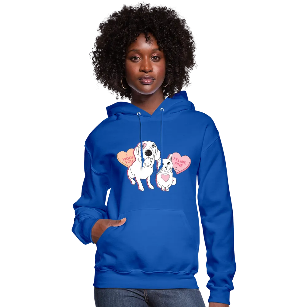 Valentine Hearts Contoured Hoodie