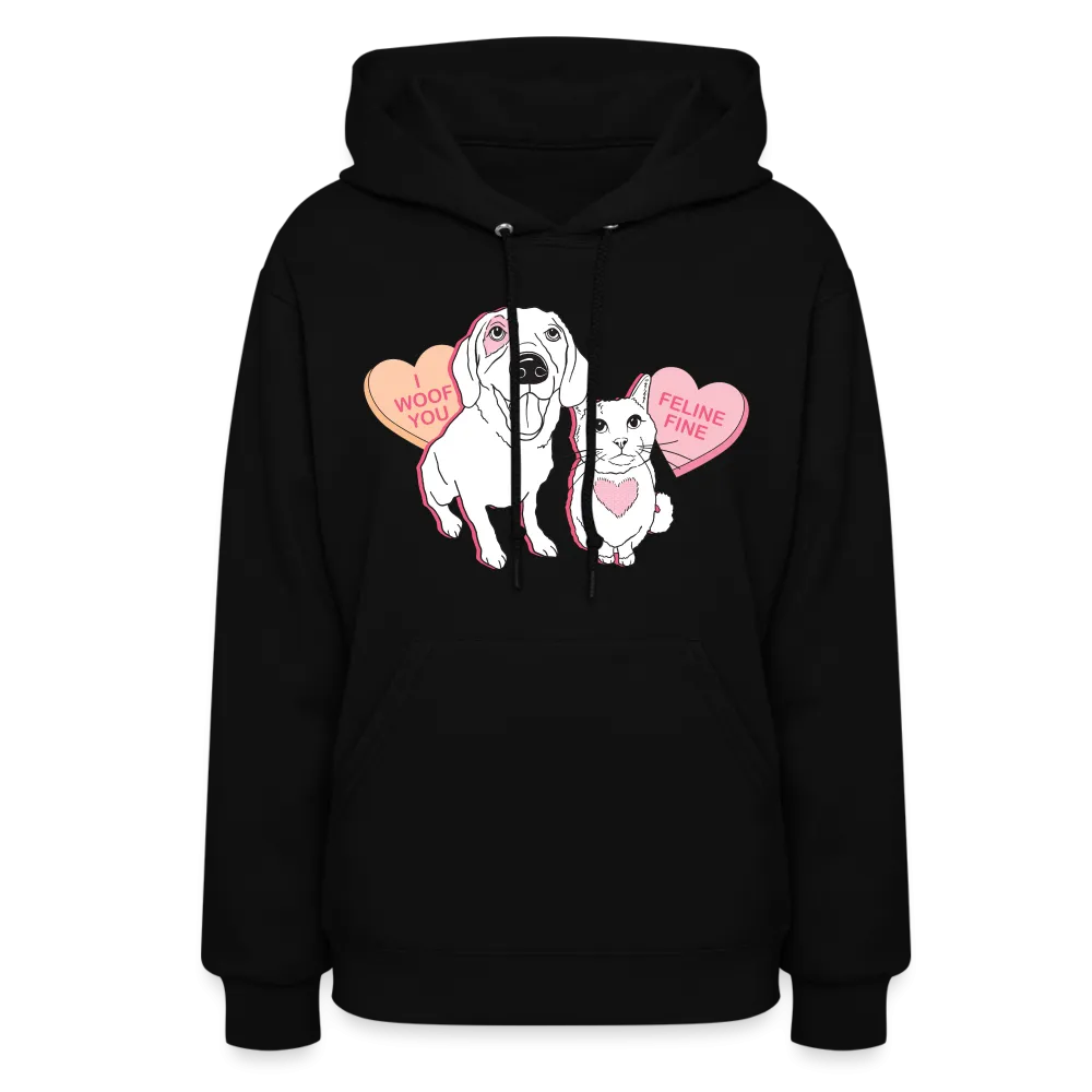 Valentine Hearts Contoured Hoodie