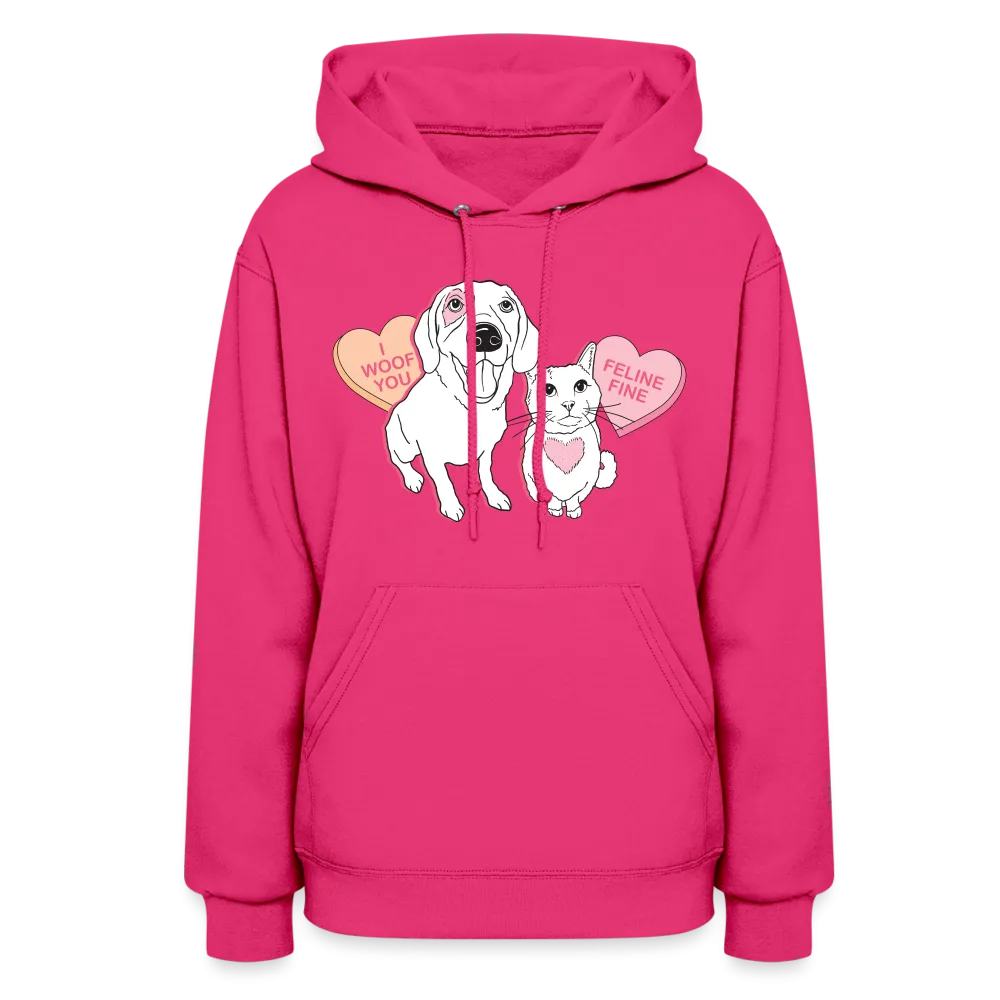 Valentine Hearts Contoured Hoodie