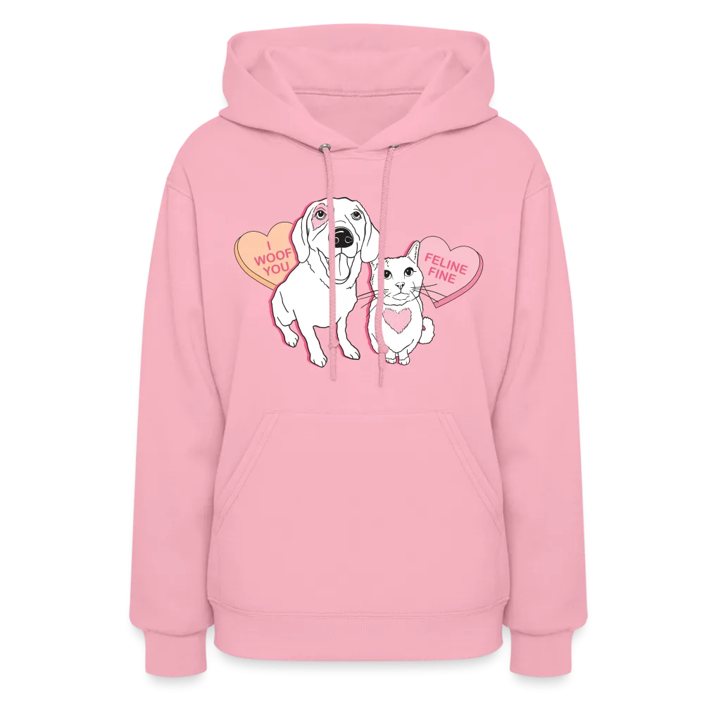 Valentine Hearts Contoured Hoodie