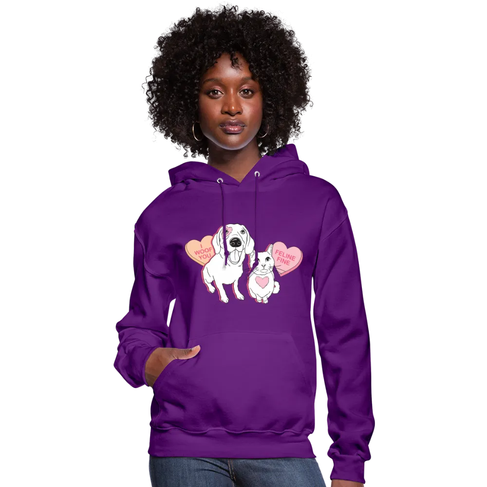 Valentine Hearts Contoured Hoodie