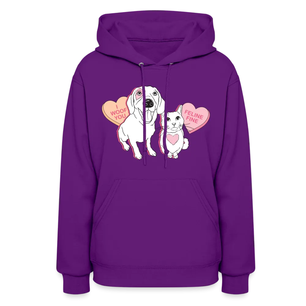 Valentine Hearts Contoured Hoodie