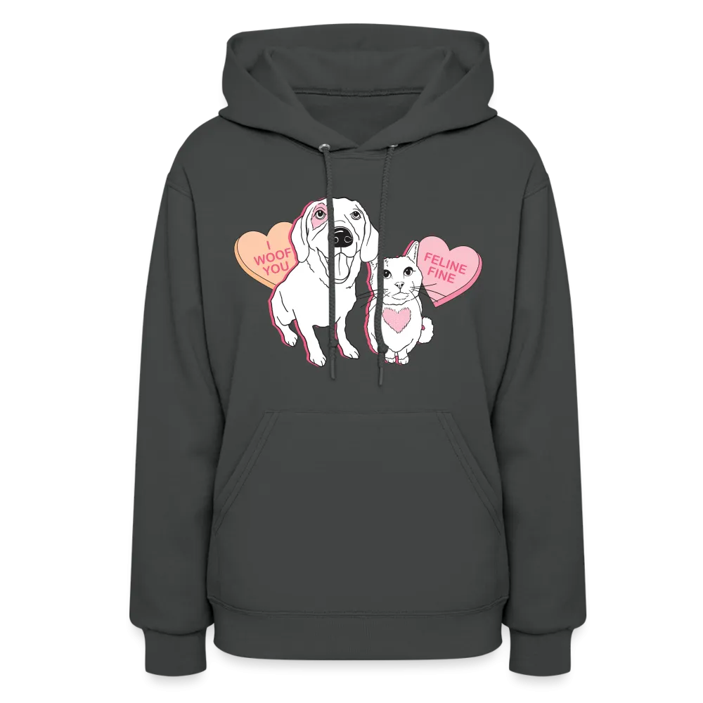 Valentine Hearts Contoured Hoodie