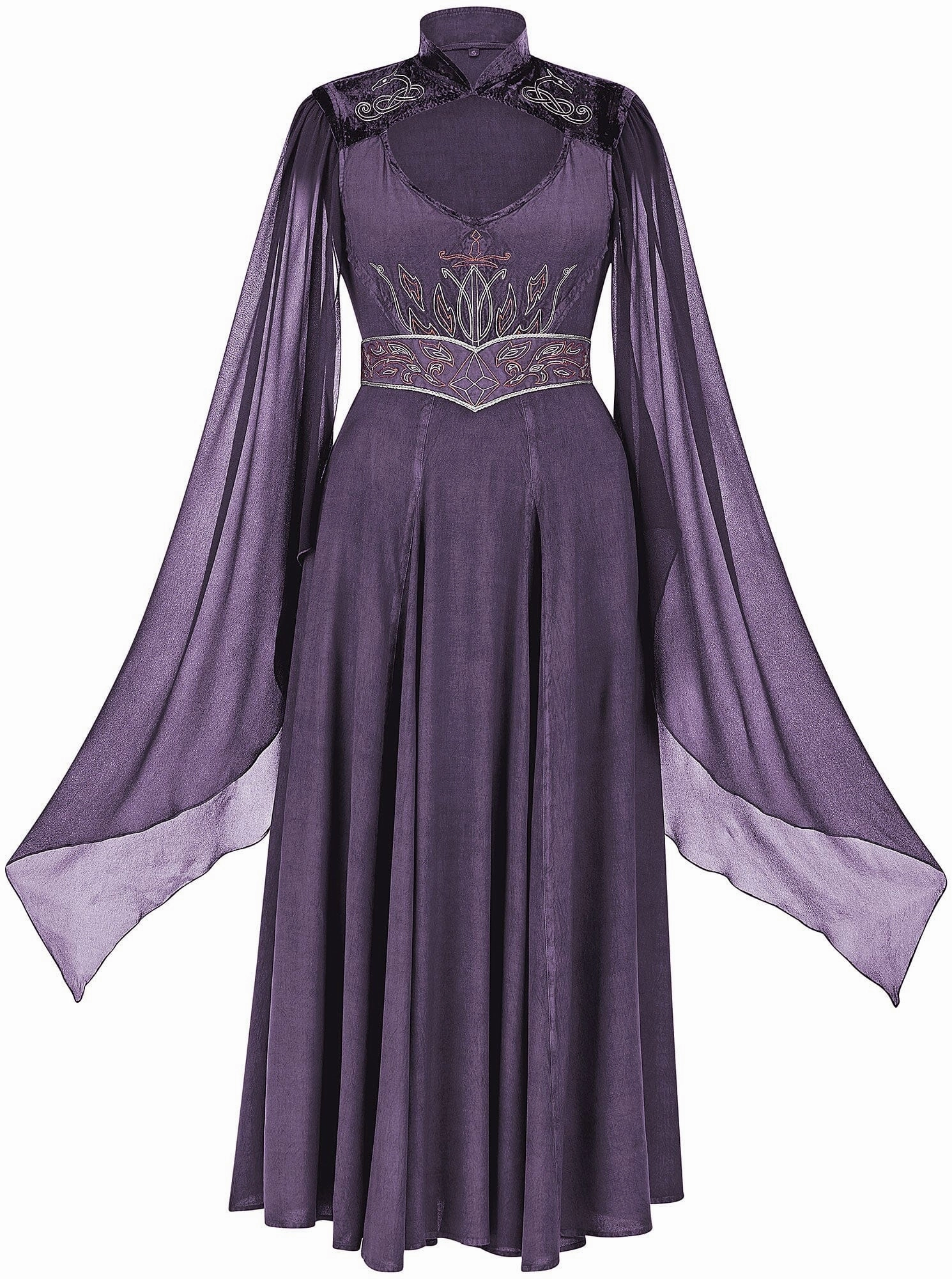 DoubleLayeredMaterial Simple yet chic gown Valkayrie Maxi Limited Edition Midnight Lavender