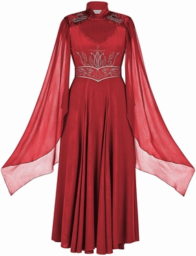 Valkayrie Maxi Limited Edition Poppy Red Fashionable Touch Casual day-to-night piece
