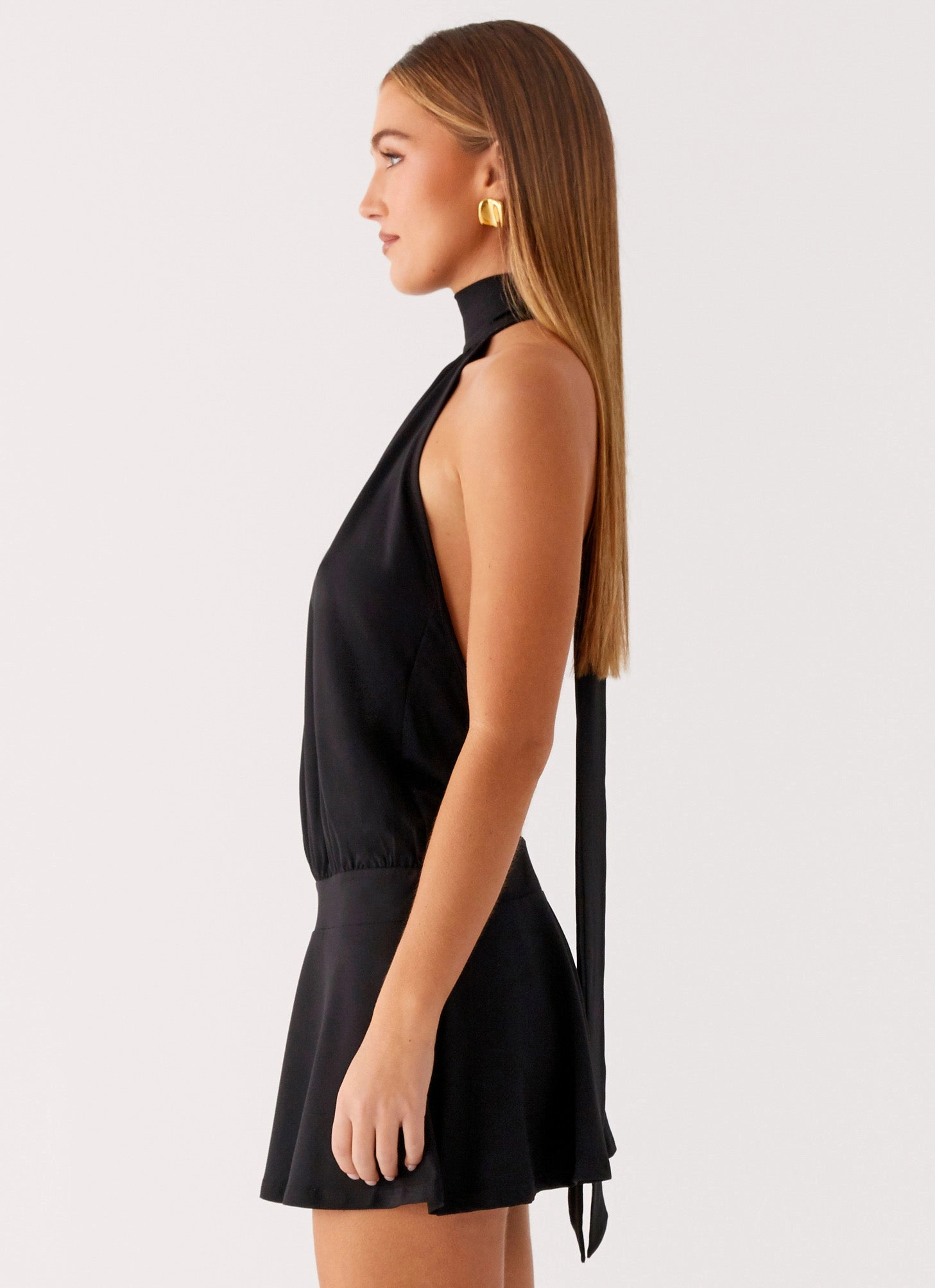 Light Fabrication Valor Mini Dress - Black