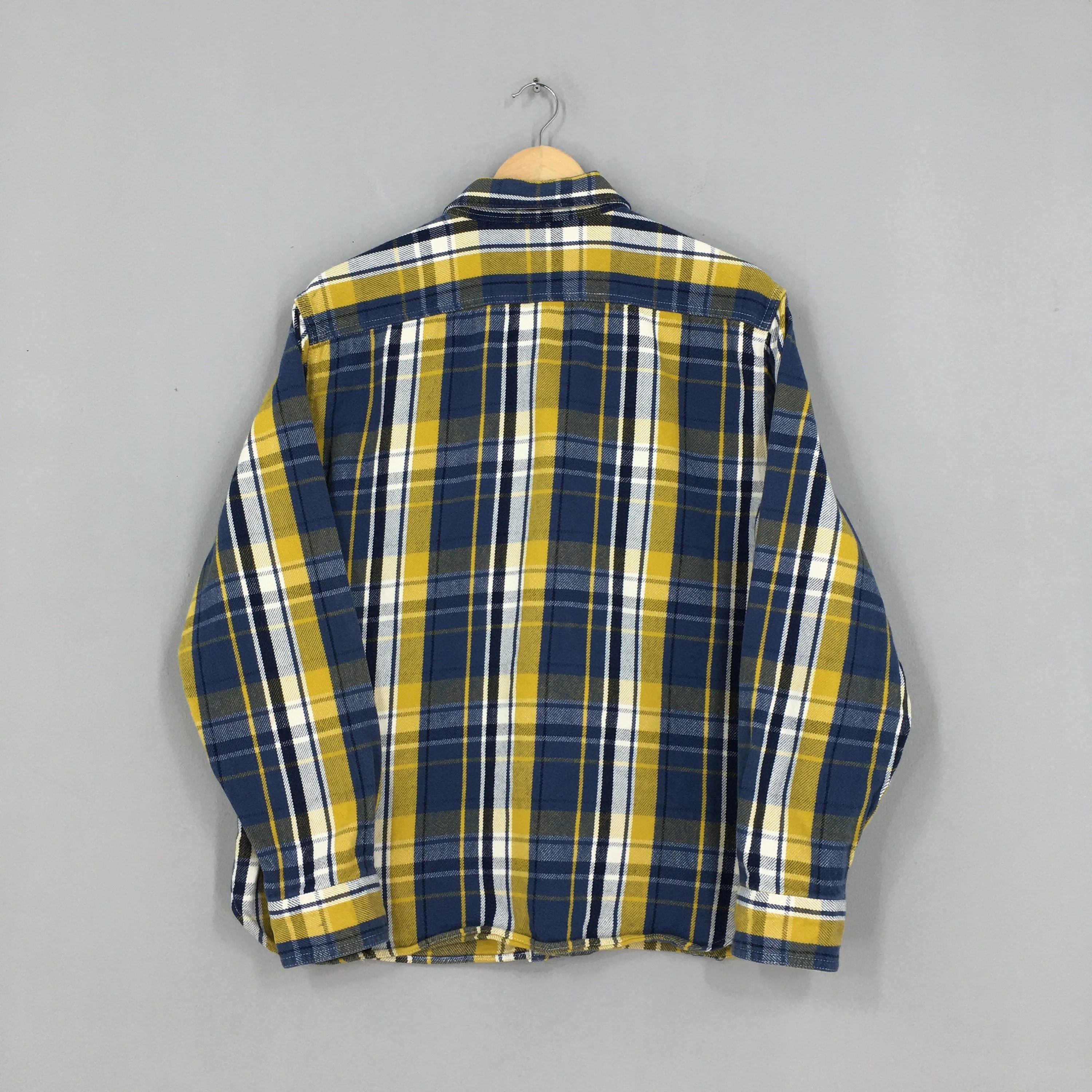 Van Jac Tartan Checked Flannel Shirt Large