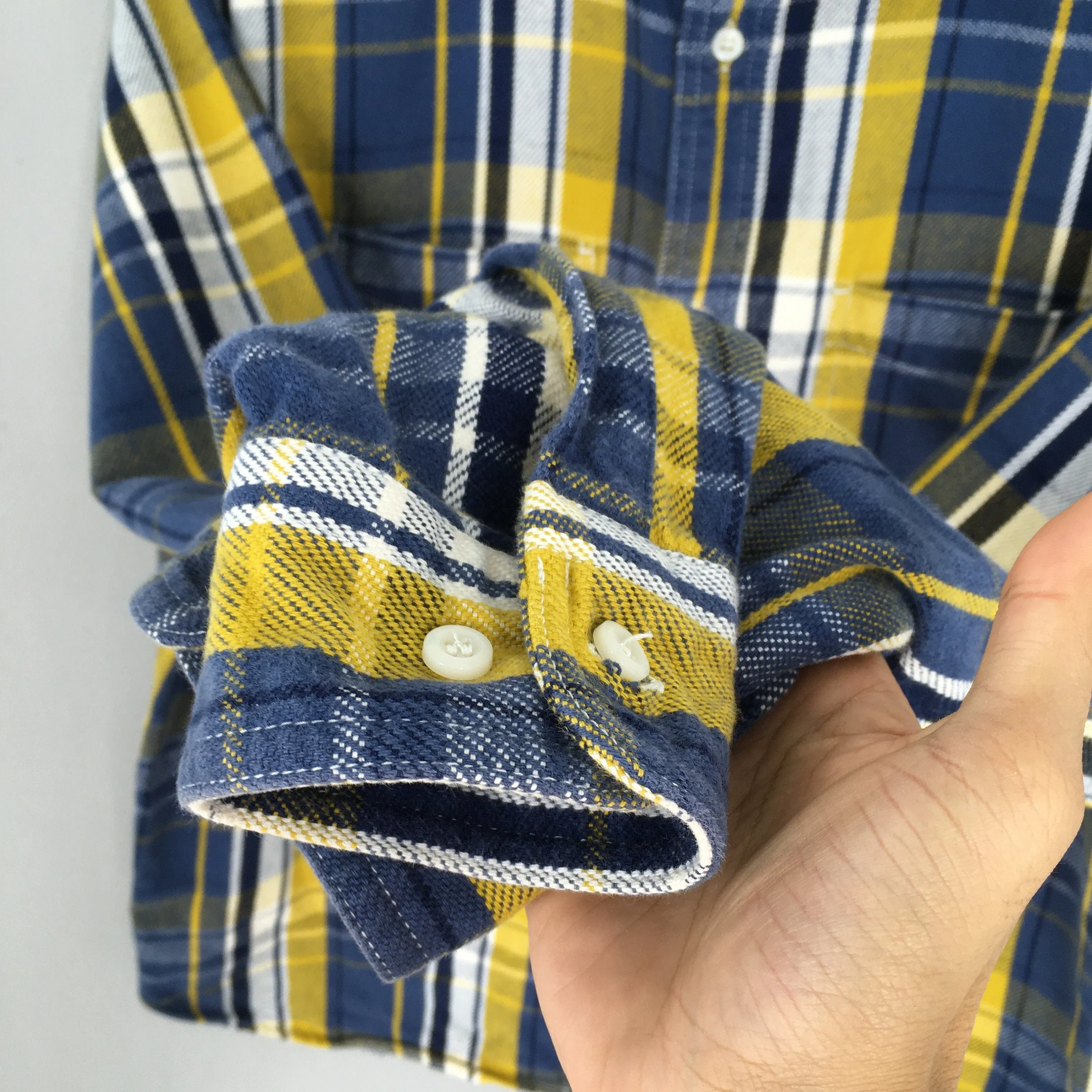 Van Jac Tartan Checked Flannel Shirt Large