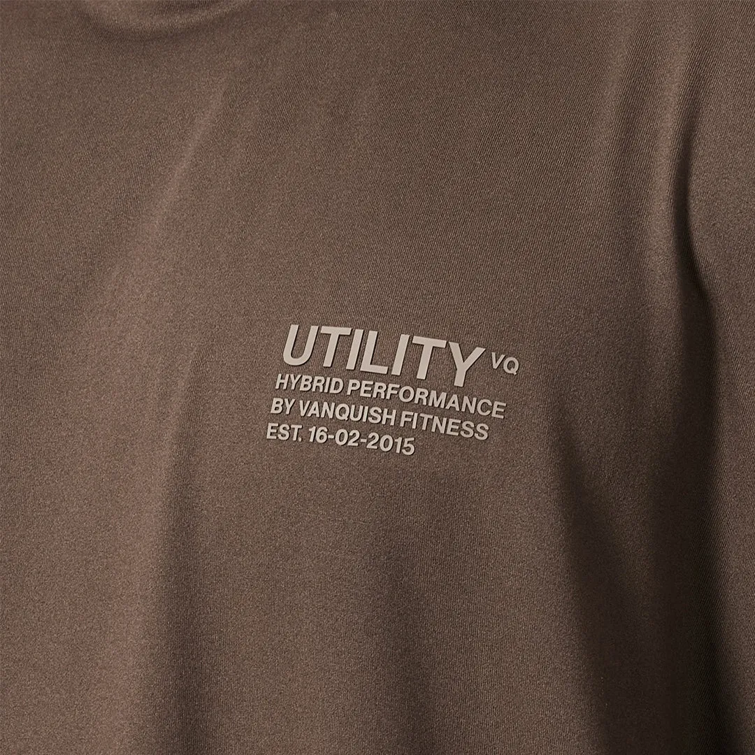 Vanquish Utility Brown Oversized T Shirt