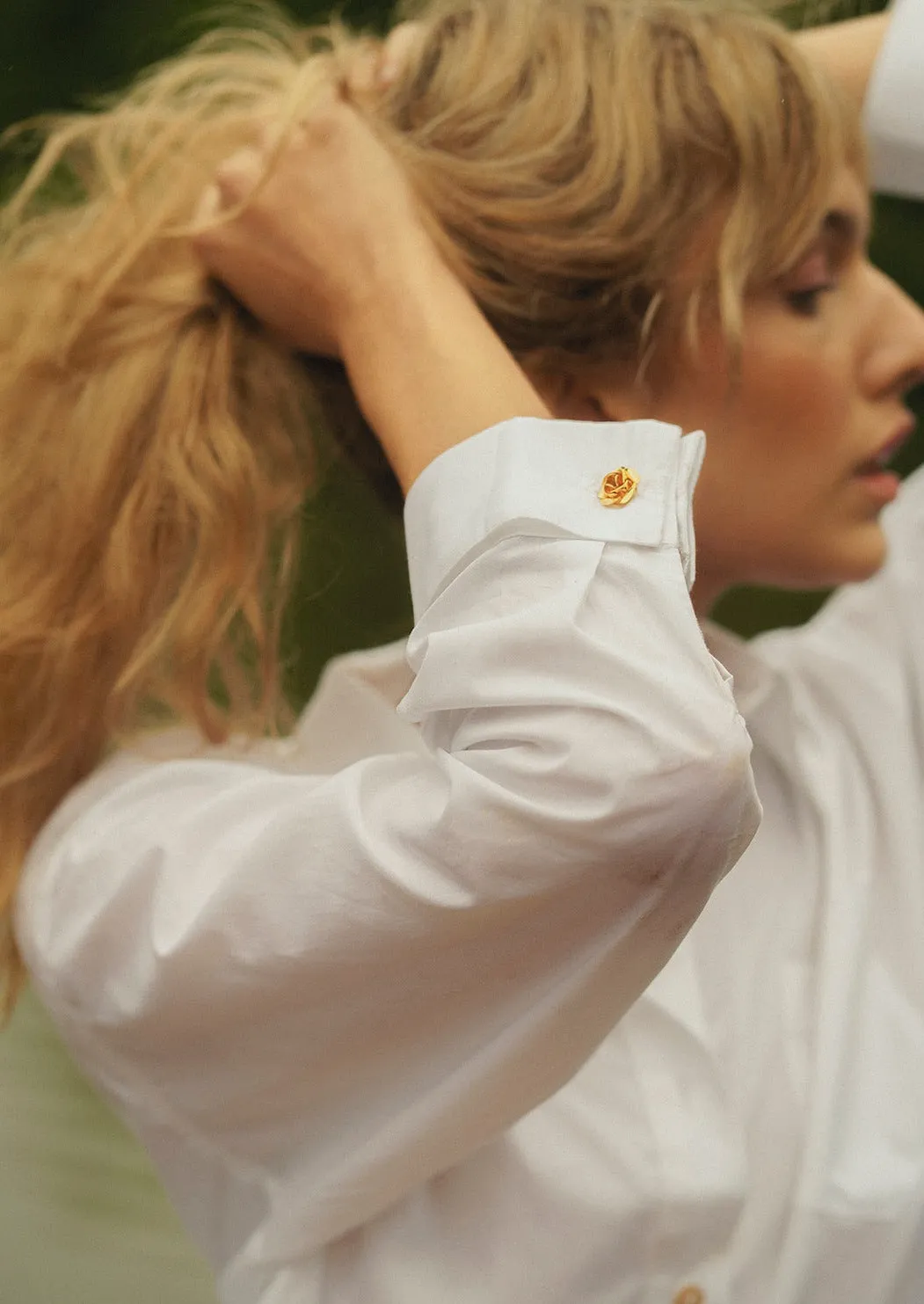 Quick Wear Fit MASON'S DAUGHTER the French Cuff Boyfriend Shirt, White Poplin