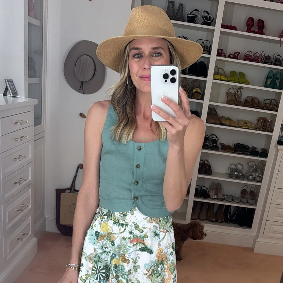 Comfort Wearable Trendy Cut MASON'S DAUGHTER | Andrea Top, Sage Green