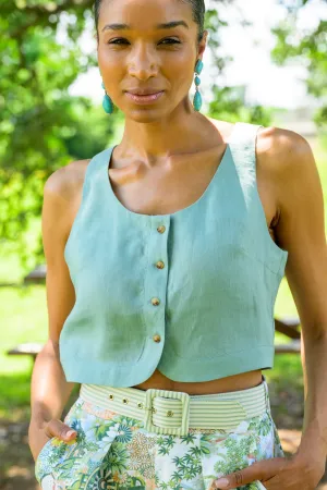 MASON'S DAUGHTER | Andrea Top, Sage Green Air Comfort