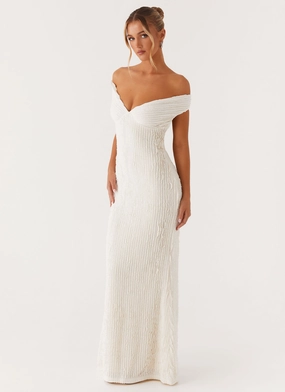 Chantelle Maxi Dress - Ivory Timeless Vibe