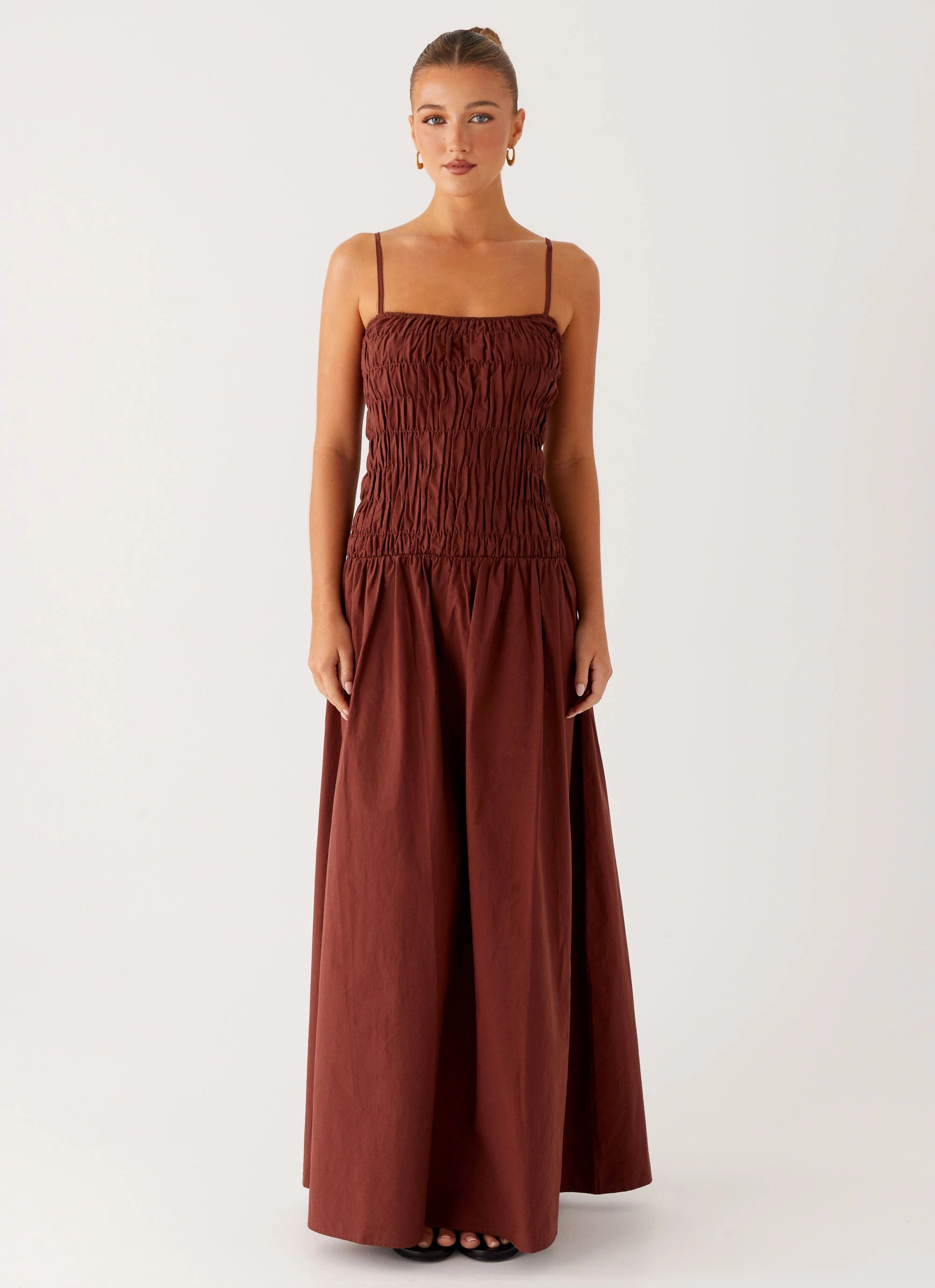 Brooke Maxi Dress - Chocolate Dreamy Touch