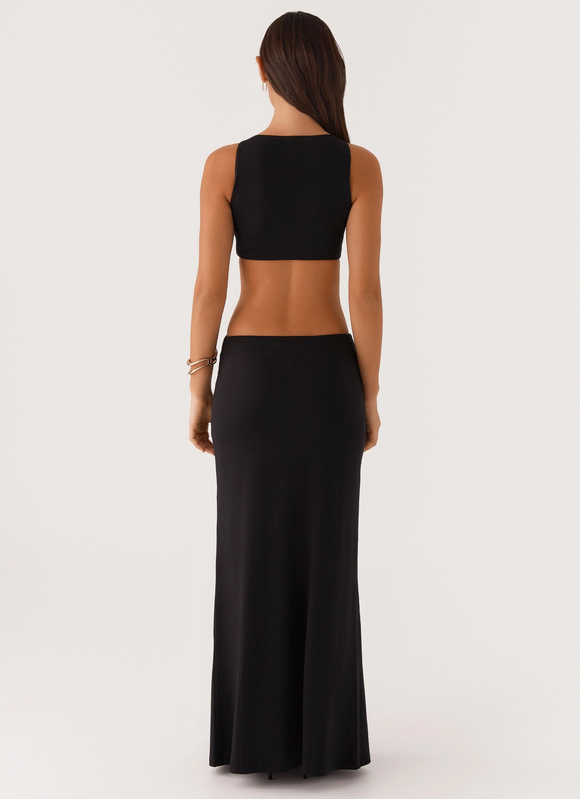 Vibrant Look Soft Air Nadiya Maxi Dress - Black