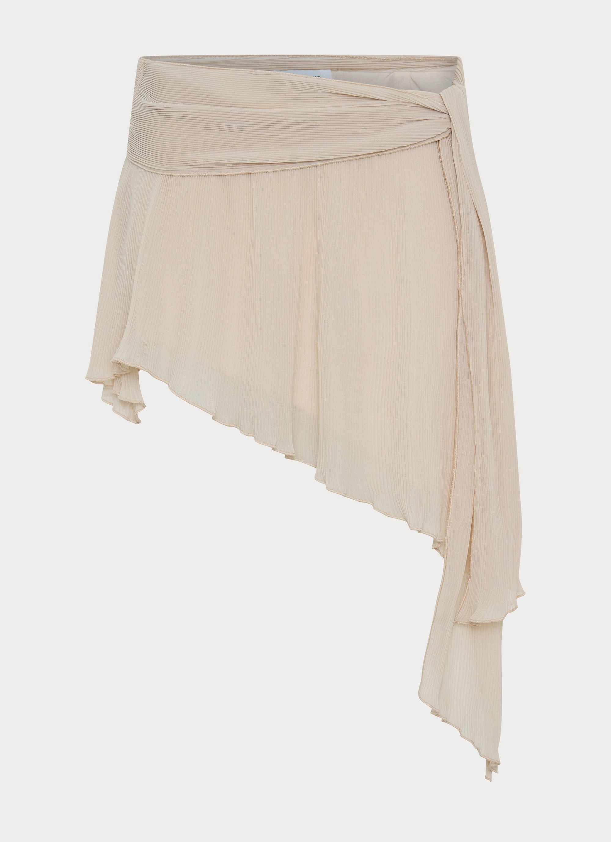 Weekend Fashion Effortless Feel Gemma Mini Skirt - Ivory