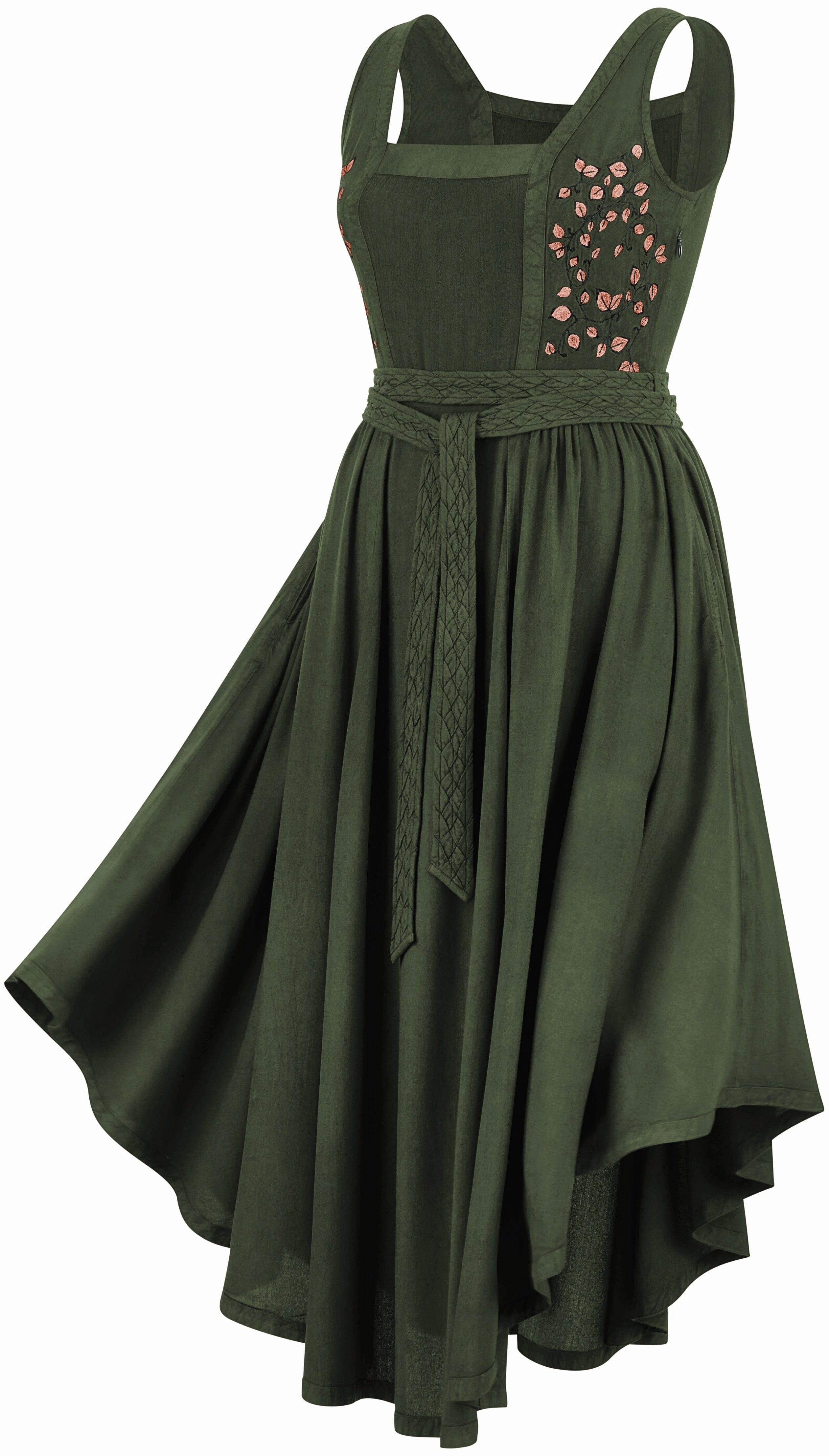 Global Style Feather Light Belle Maxi Overdress Limited Edition Moss Green