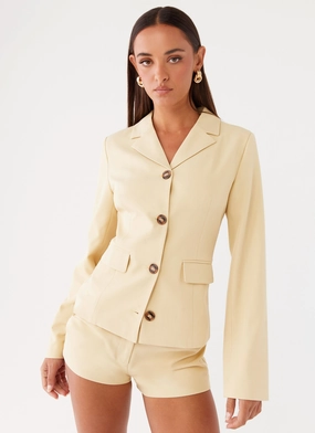 Mercury Fitted Jacket - Butter Cold Days