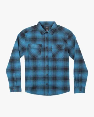 Vesuvio Long Sleeve Flannel Shirt - Deep Ocean