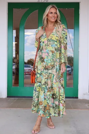 Evening Glow Smart Pairing Whispering Meadow Maxi Dress