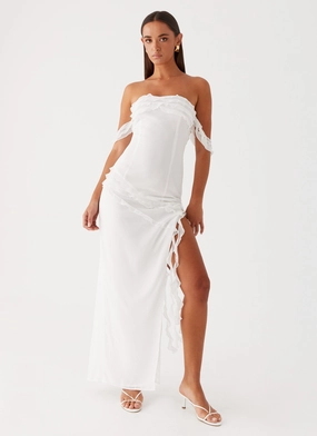 Air Touch Alaska Maxi Dress - White