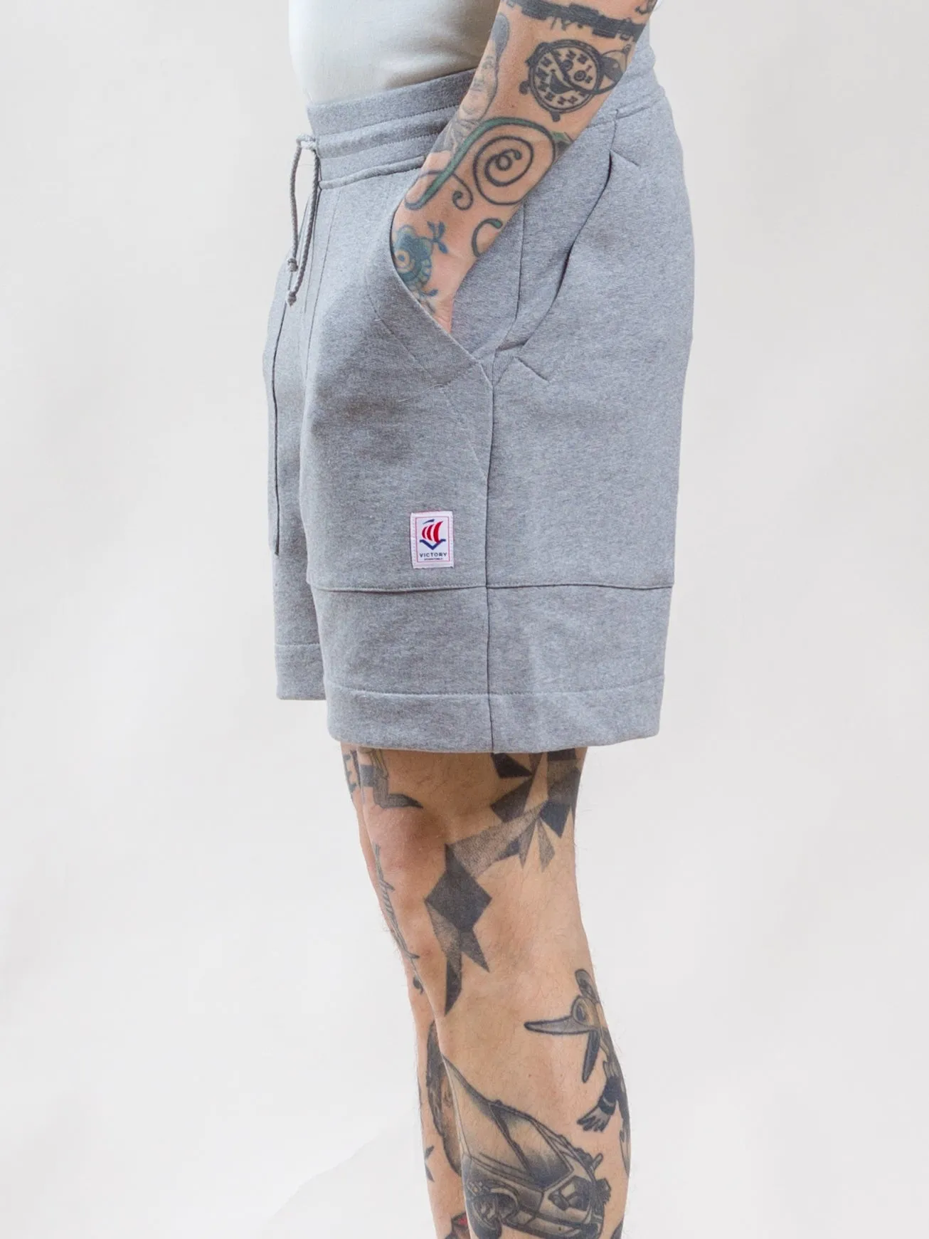 Victory, VE Skyler Sweatshorts 400, Grey Melange