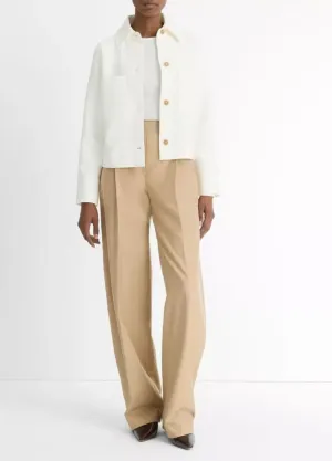 Vince Shirt Jacket in Off White
