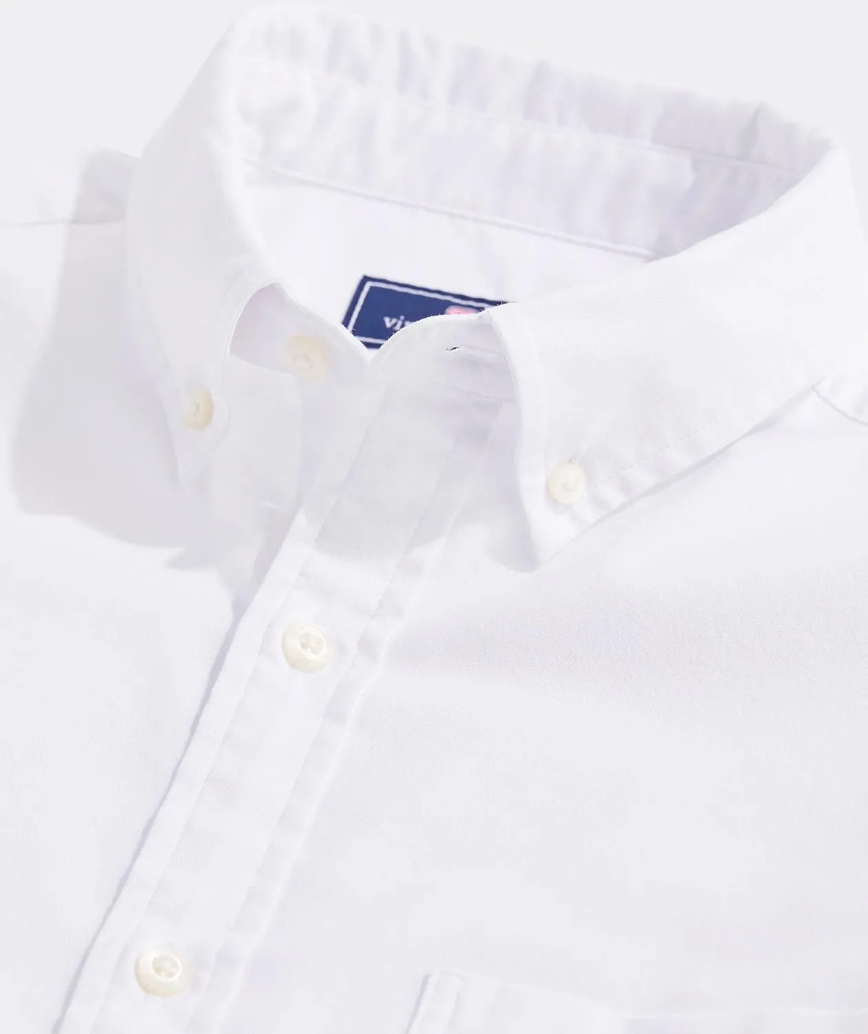vineyard vines Men's Solid Stretch Oxford Shirt