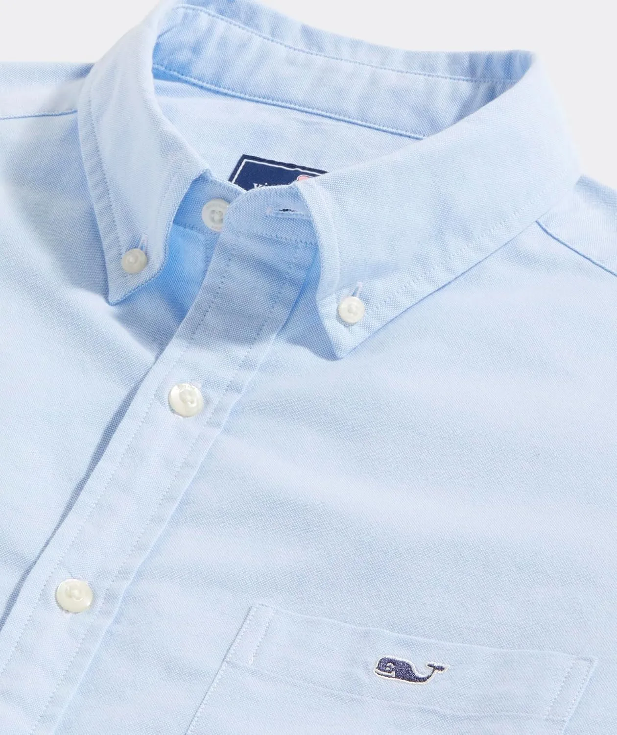 vineyard vines Men's Solid Stretch Oxford Shirt
