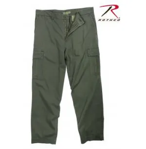 Vintage 6-Pocket Flat Front Fatigue Pants Olive Drab SALE!