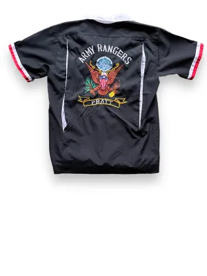 Vintage Army Rangers Bowling Shirt SZ M | Vintage Bowling Shirt Seattle | Barn Owl Vintage Seattle