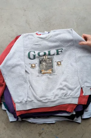Vintage College USA Print Sweatshirt