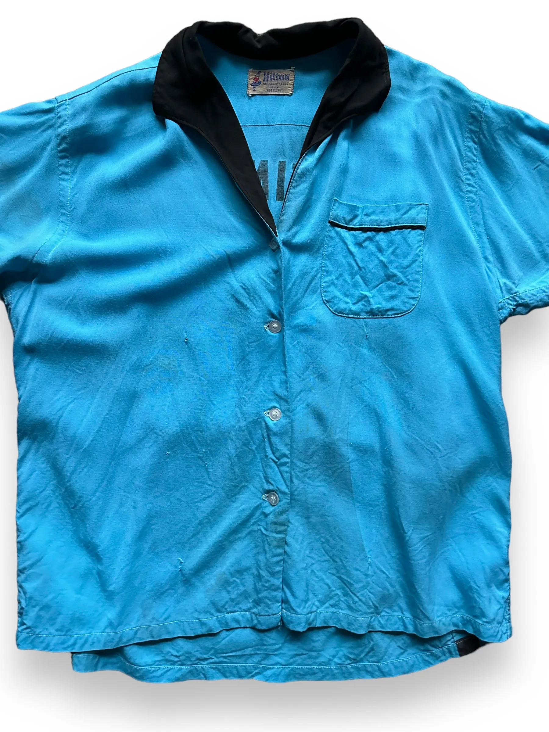 Vintage Continental Motel Portland Oregon Rayon Bowling Shirt SZ M | Vintage Bowling Shirt Seattle | Barn Owl Vintage Seattle